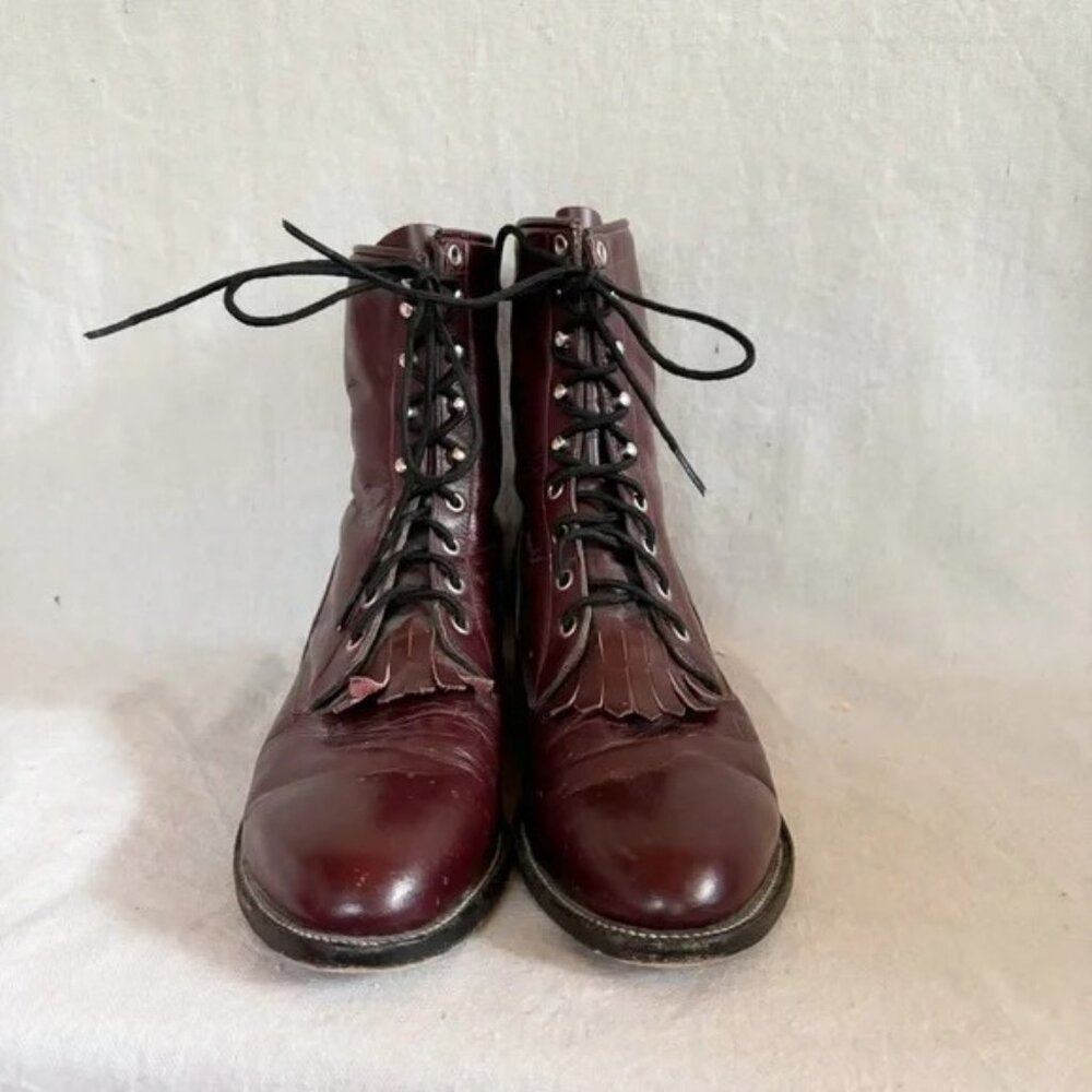 Justin lace-up Ropers 13b